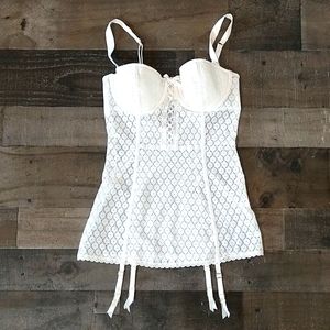 Victoria Secret White Bridal Bustier